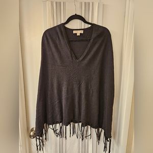 Michael Kors Poncho/Cape Sweater, Black Color